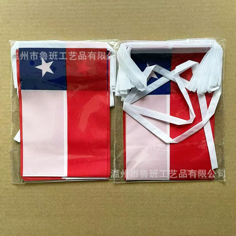 Sky Flag Banderines de Chile 14x21 cm para decoración festiva - imagen 3