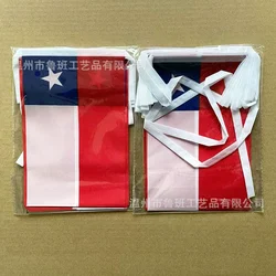 Sky Flag Banderines de Chile 14x21 cm para decoración festiva