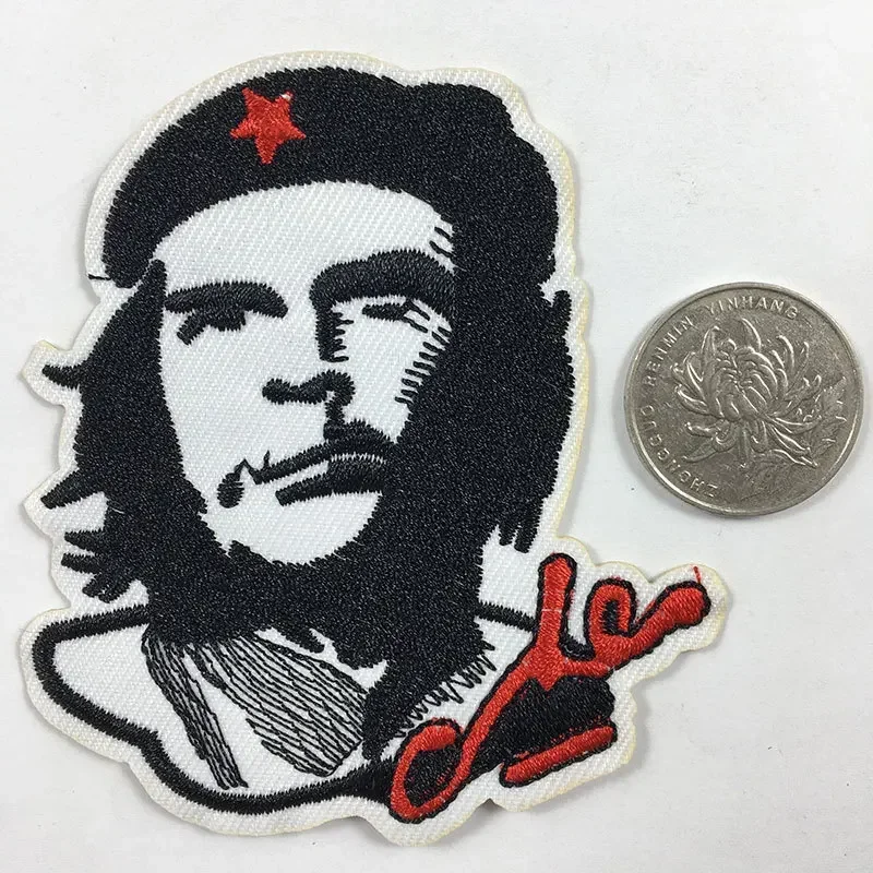 Parche bordado Che Guevara cubano – cara clásica para planchar - imagen 2