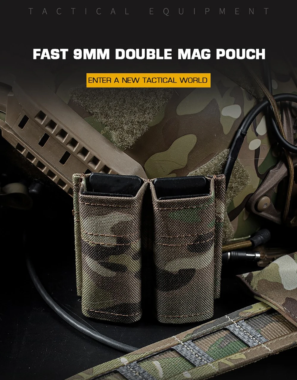 Funda táctica MOLLE con sistema de inserto