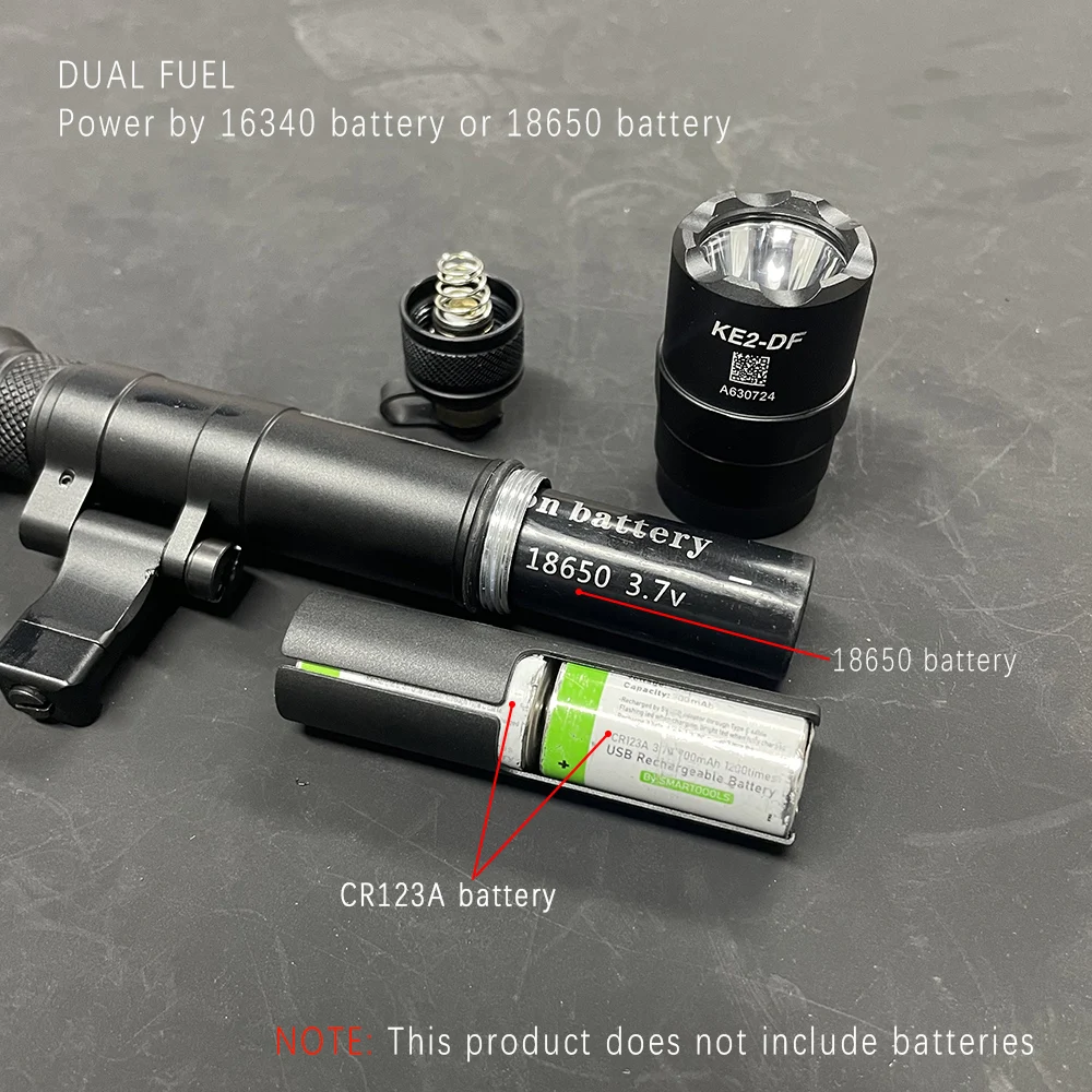 Luz táctica para uso nocturno con control rápido