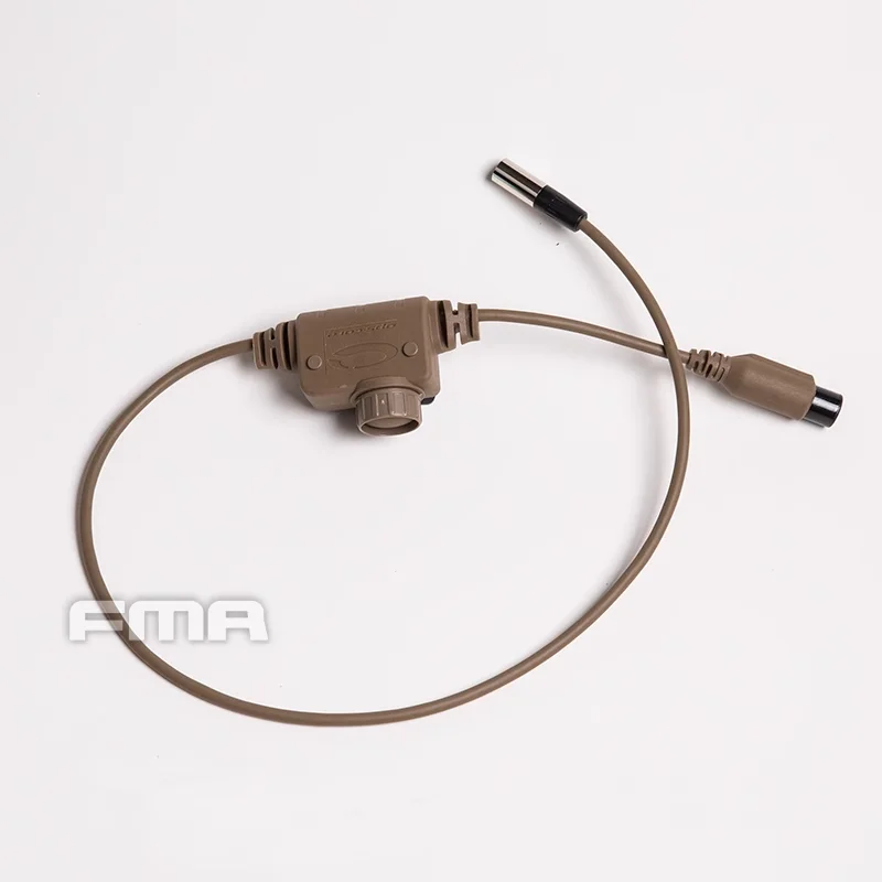 FMA botón PTT para auriculares tácticos con conector de pines - imagen 3