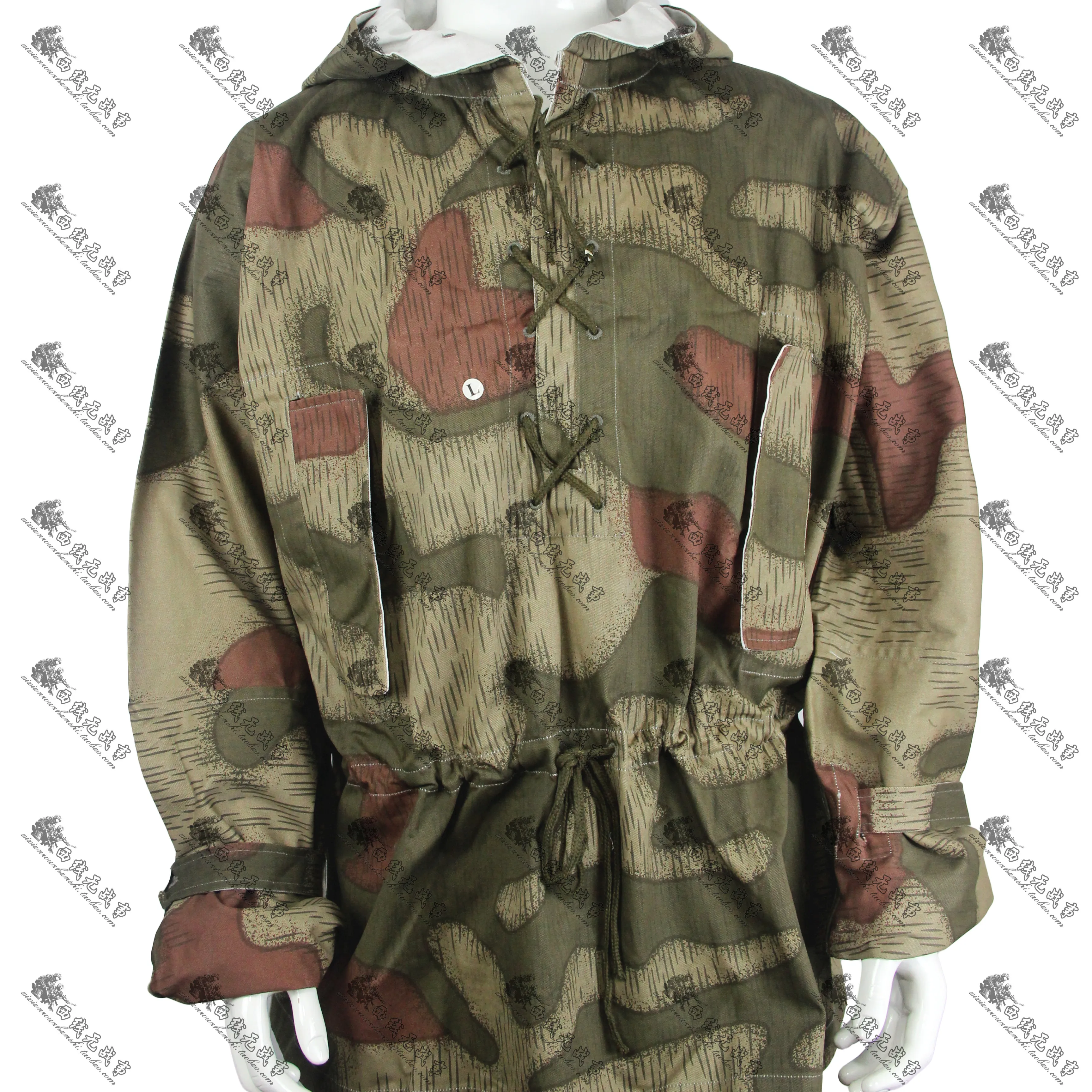 Sudadera con capucha de camuflaje té alemán coser o planchar - imagen 5