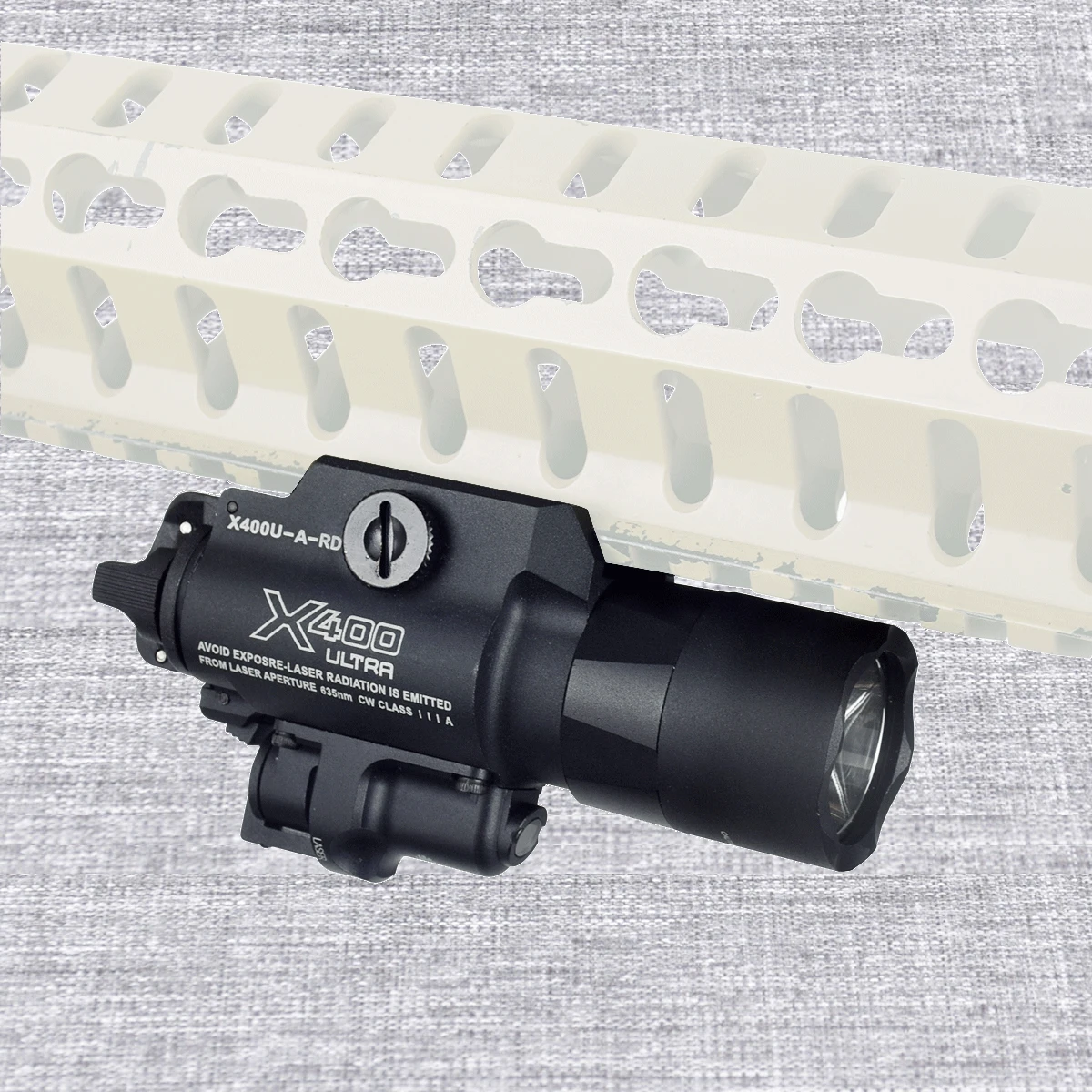 Mira láser táctica Surefire X400U Ultra – Linterna roja y verde para pistola - imagen 2
