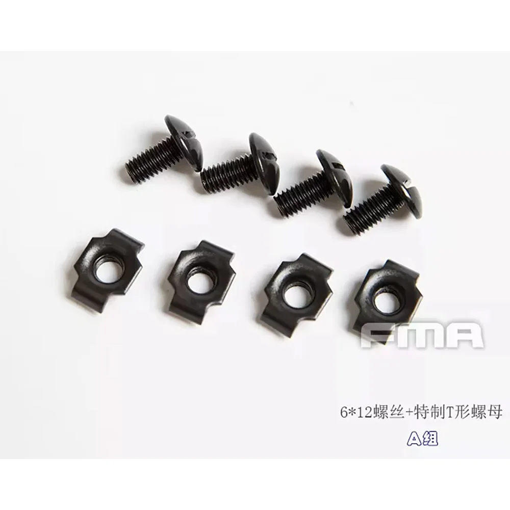 FMA herrajes de fijación tornillos y tuercas para correa de casco - imagen 3