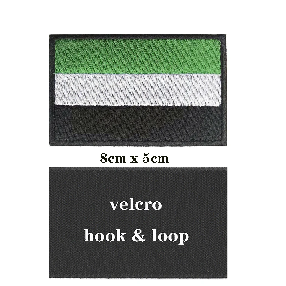 Brazalete bandera Extremadura bordado con velcro – parche militar - imagen 4