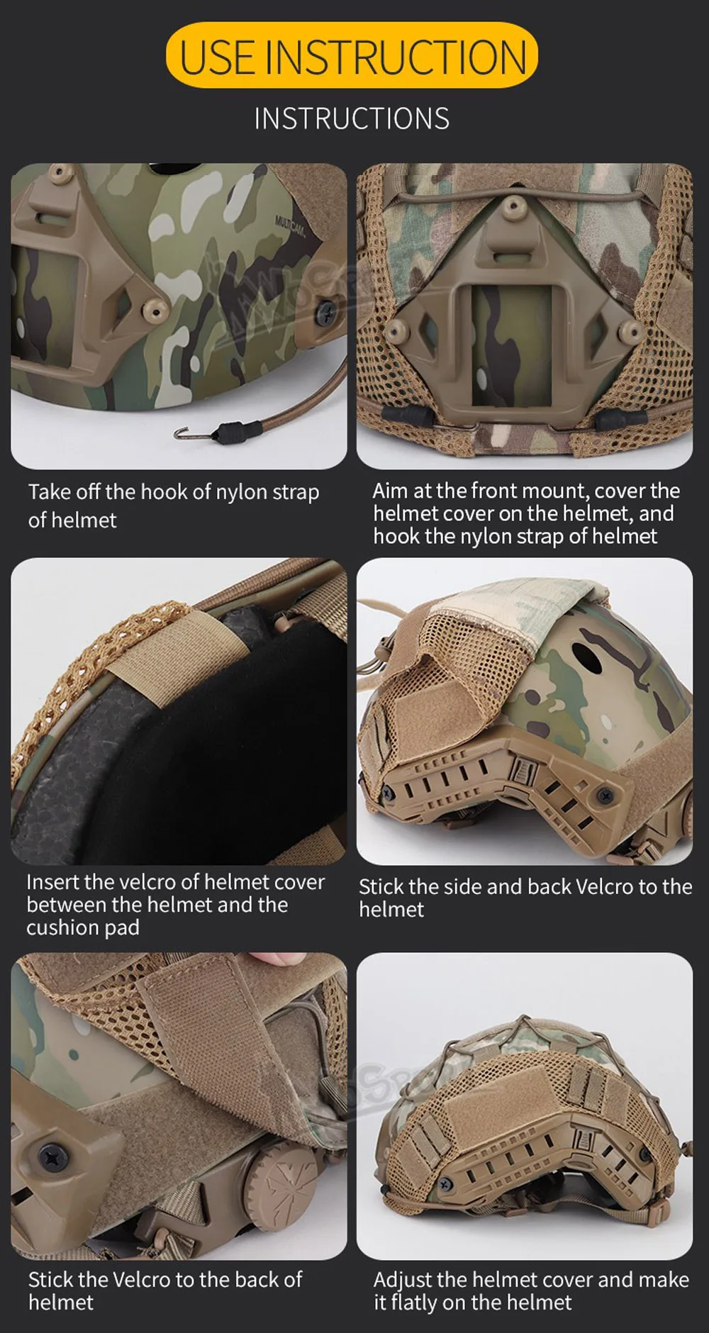 Detalle del material nailon de la funda táctica