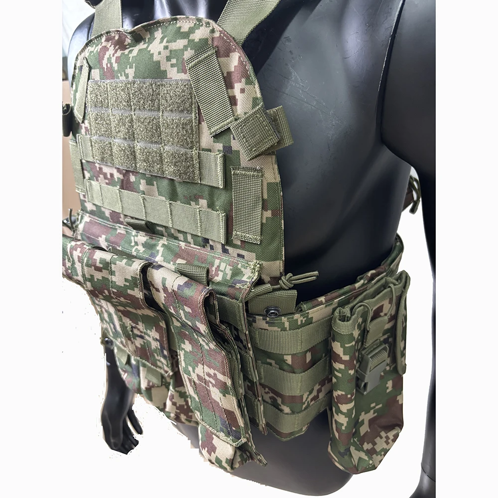 Chaleco táctico camuflaje español desmontable rápido con protección - imagen 4