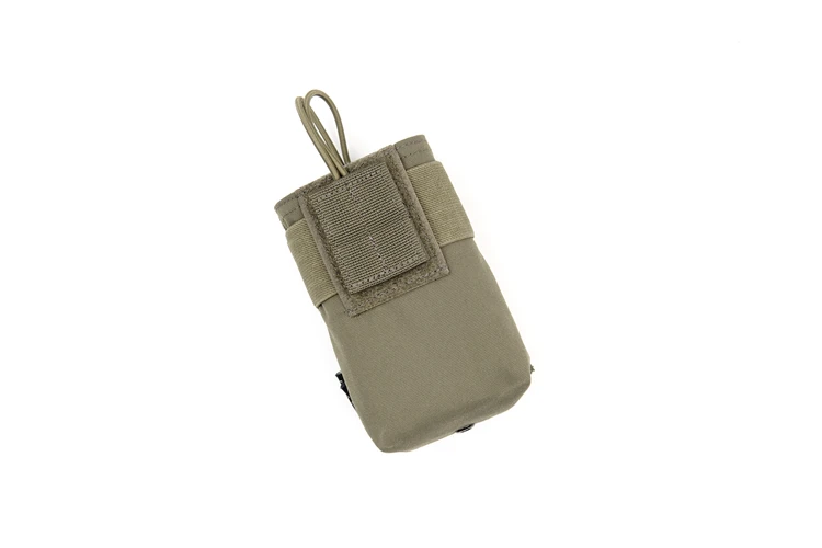 Bolsa táctica de radio para MOTO con correa MOLLE y cierre de cremallera
