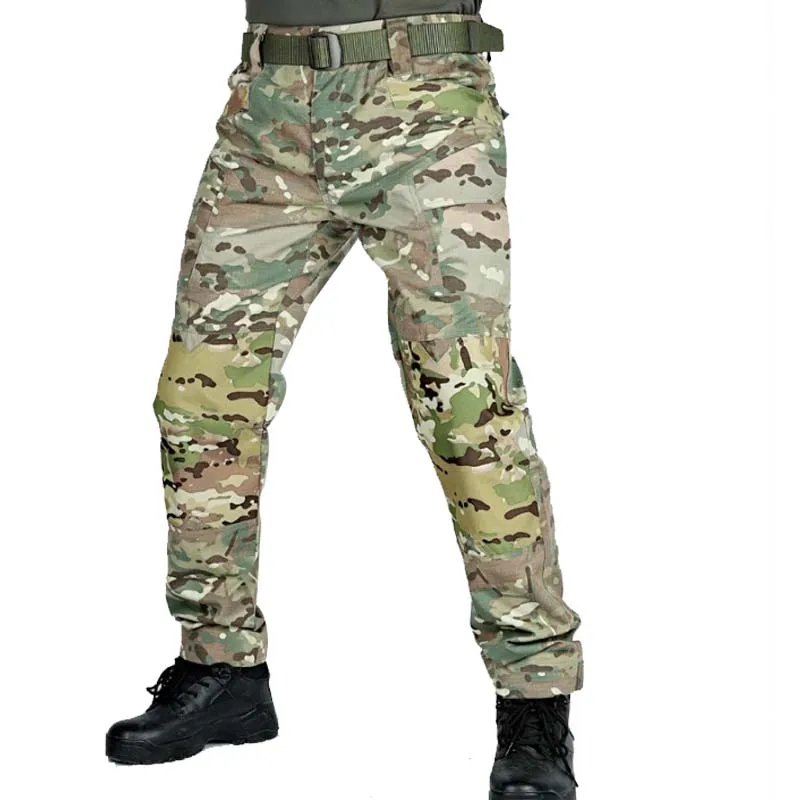 Pantalones tácticos cargo para hombre, resistentes al desgaste - imagen 4