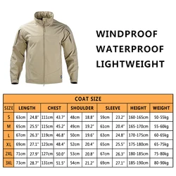 HAN WILD Chaqueta Táctica Camuflaje Impermeable Transpirable Hombre