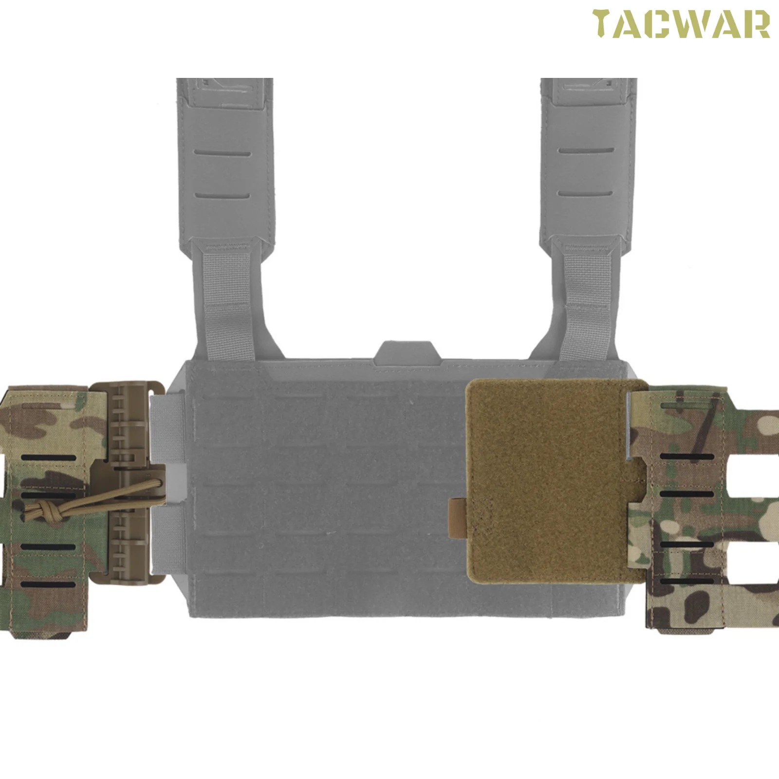 Adaptador liberación rápida pechera táctica MOLLE para airsoft - imagen 4