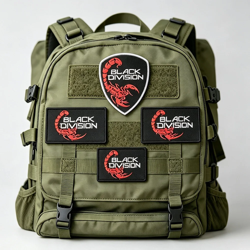 Parche Black Fox Squad para mochila – Insignia de brazo - imagen 2