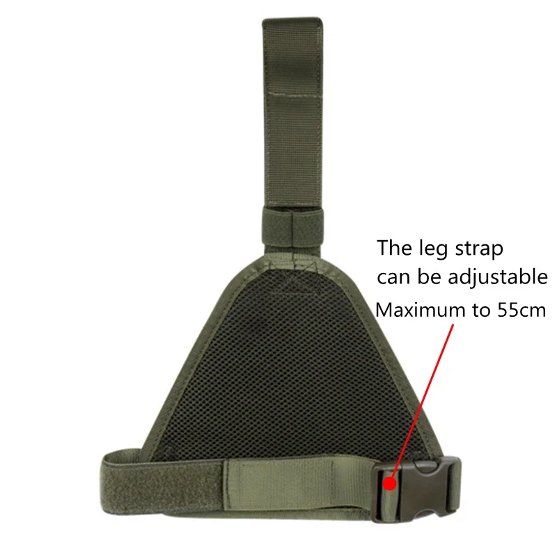 Funda muslo táctica liberación rápida MOLLE para caza - imagen 2