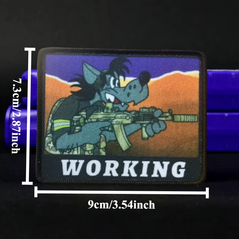 Parche táctico con velcro – Insignia moral para equipo militar - imagen 2