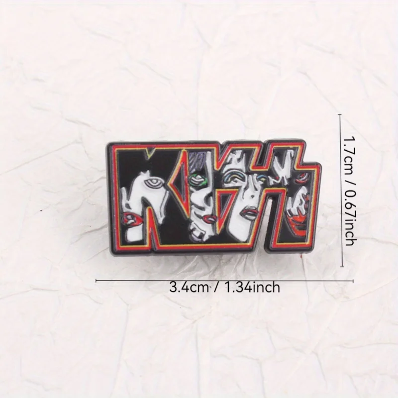 Pin esmaltado táctico de identidad con diseño cubista, para mochila - imagen 5