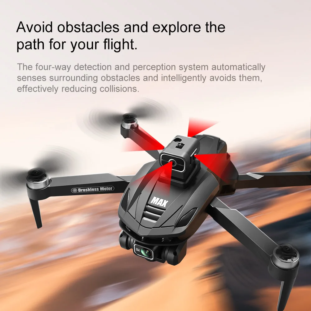 V168MAX dron quadcopter con evitación de obstáculos para vuelo - imagen 4