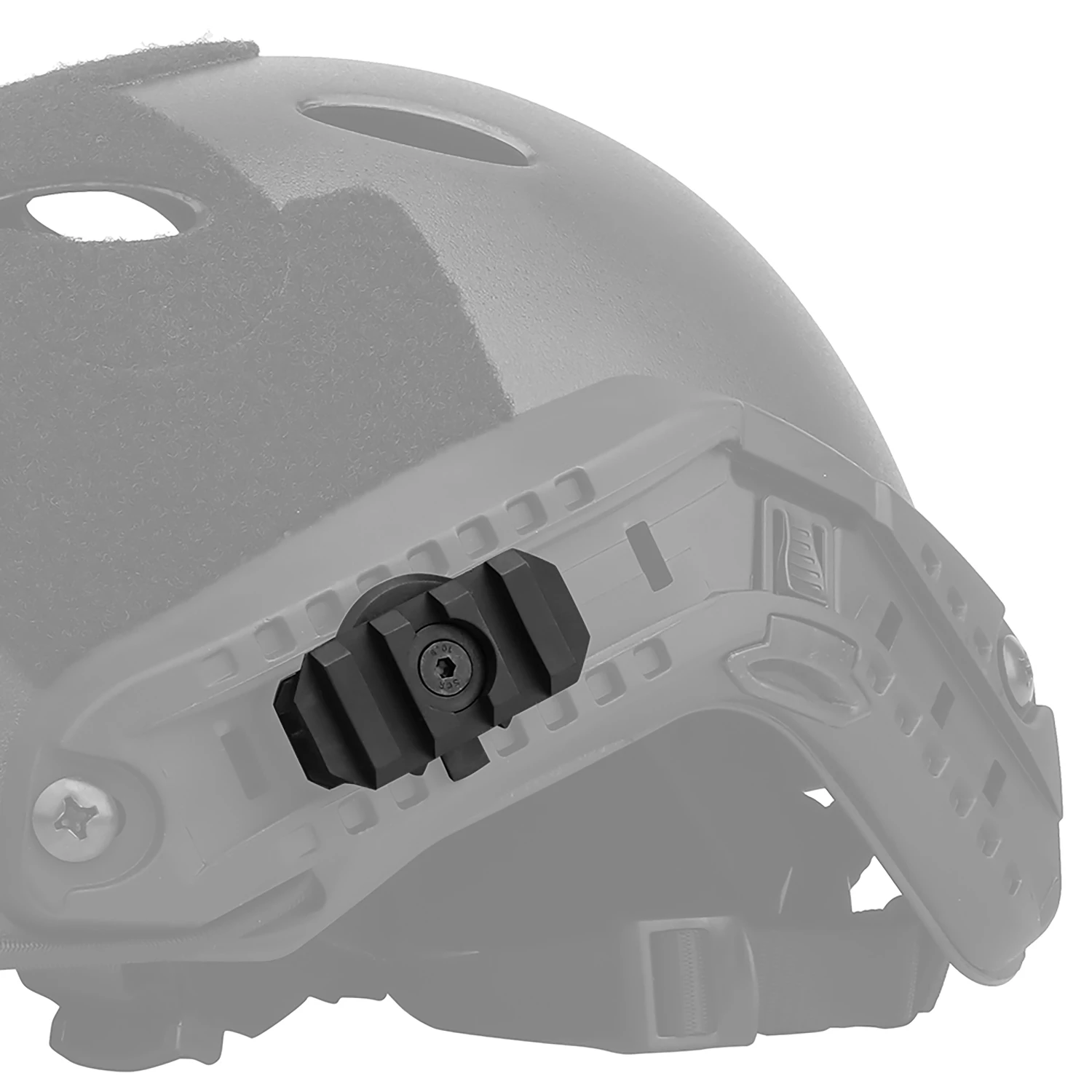 ARC Adaptador Picatinny giratorio 360° para linterna de casco - imagen 5