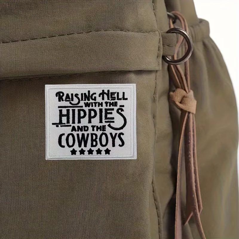 Parche bordado vintage meme insignia para planchar y coser mochilas - imagen 2