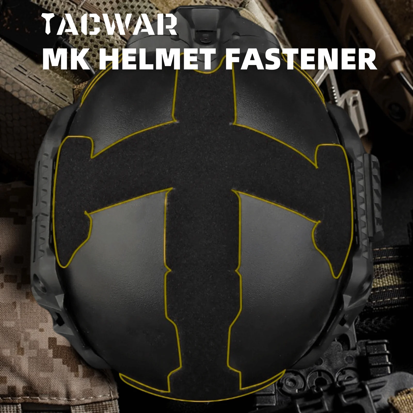Sujetadores de gancho y bucle para casco MK