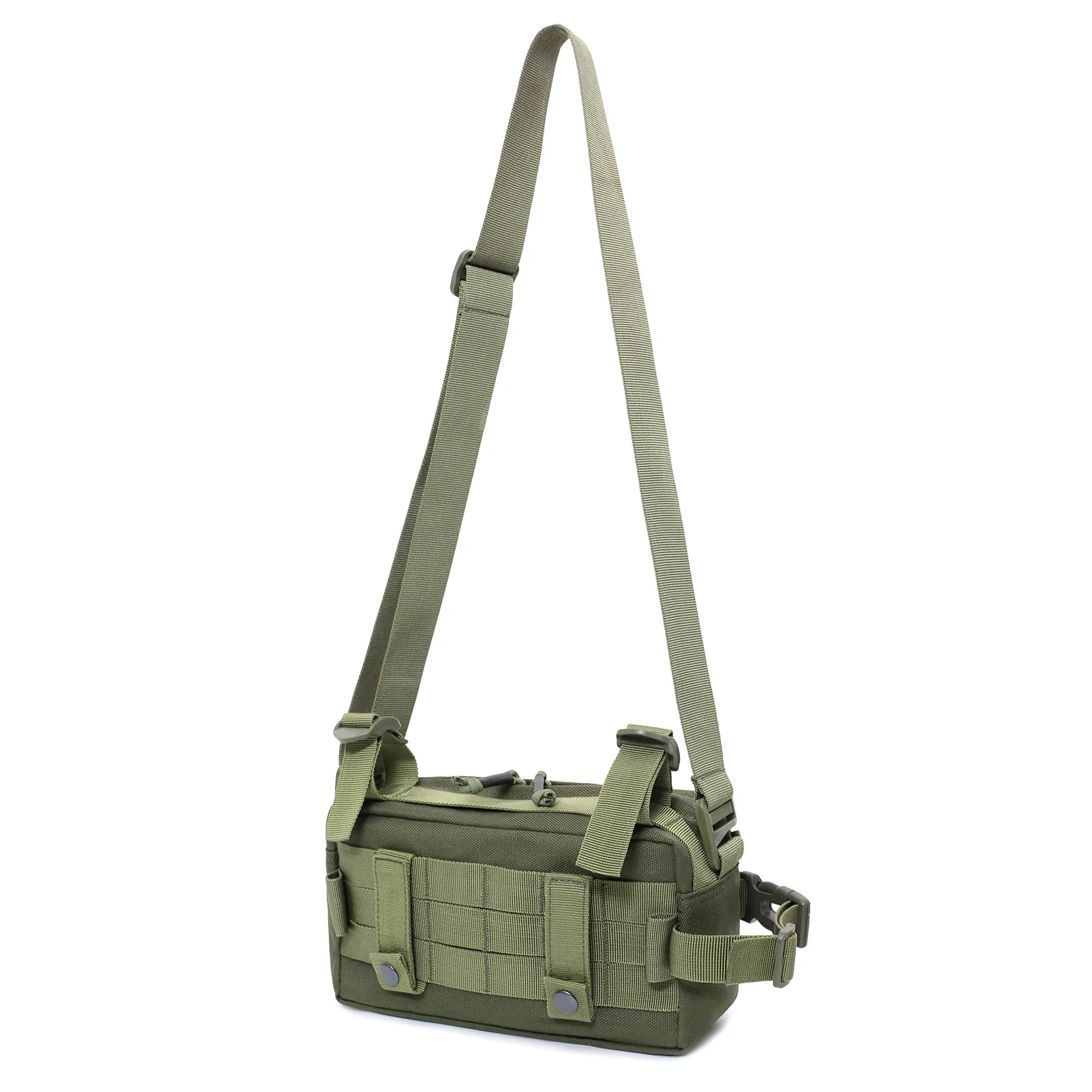 Mochila táctica bandolera MOLLE de nailon para caza y camping - imagen 4