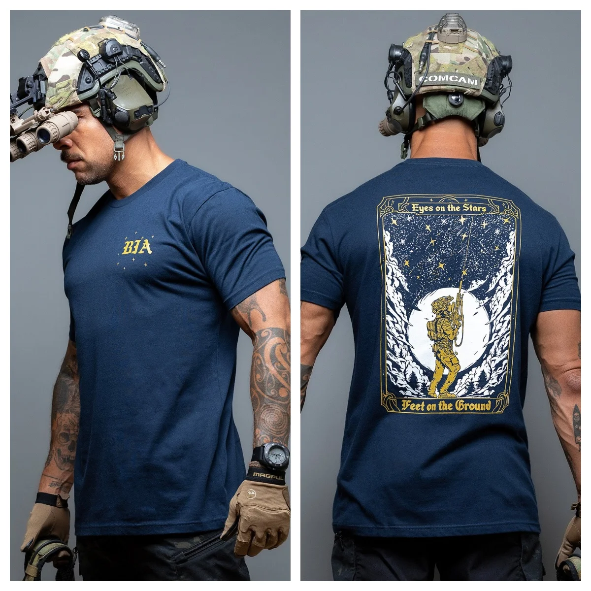Camiseta de algodón Ojos en las estrellas para deporte - imagen 5