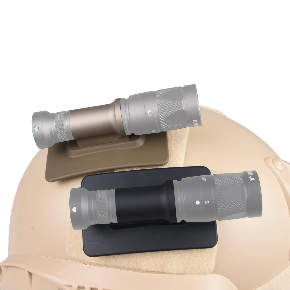 Soporte de linterna táctica para casco M300, de aluminio - imagen 5