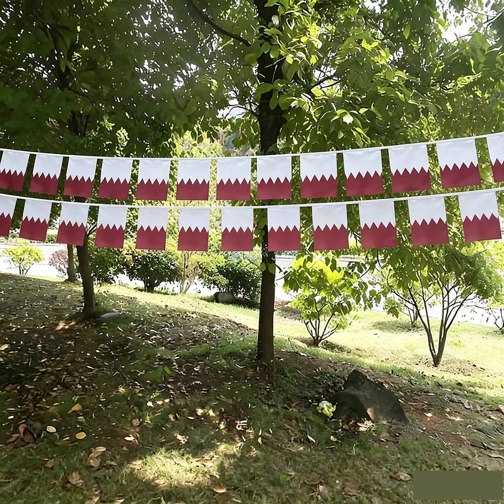 Banderines Qatar para decoración de fiestas y eventos - imagen 5