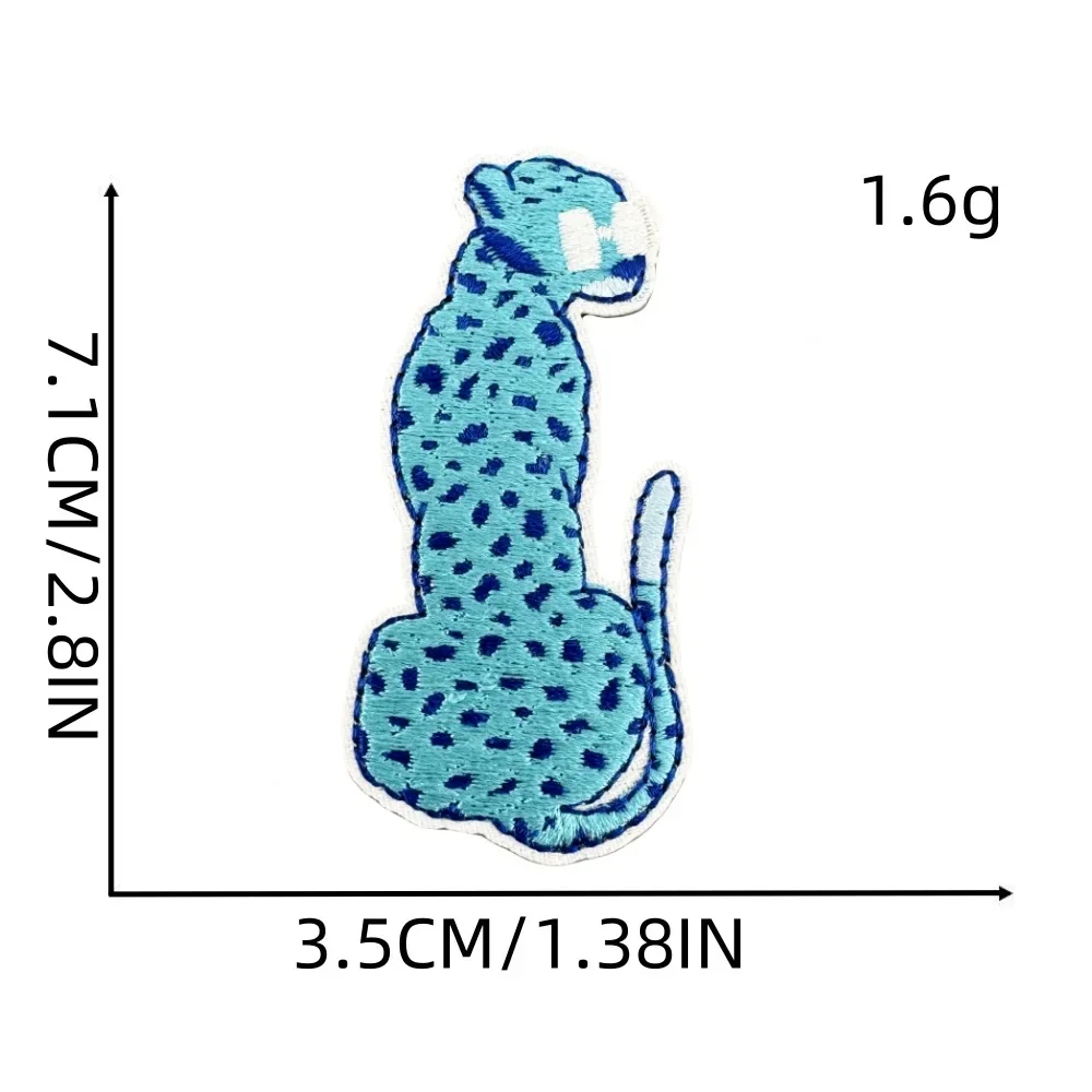 Parche termoadhesivo leopardo y tigre rosa para planchar