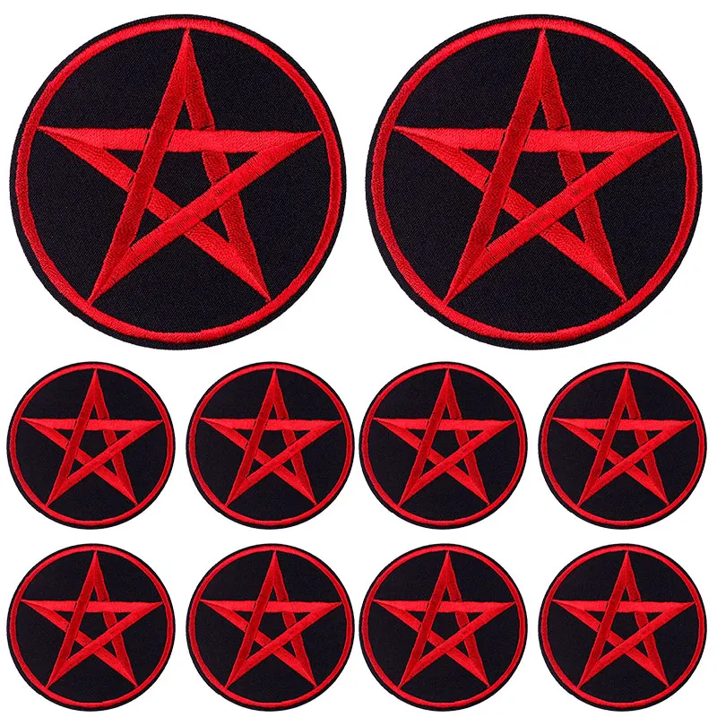 Parches bordados bioquímicos - insignias Punk termoadhesivas para ropa - imagen 5