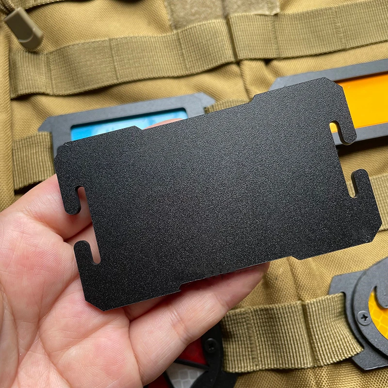 Panel adhesivo Molle blanco con bucle – Base extendida para montaje táctico