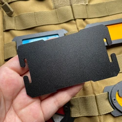 Panel adhesivo Molle blanco con bucle – Base extendida para montaje táctico
