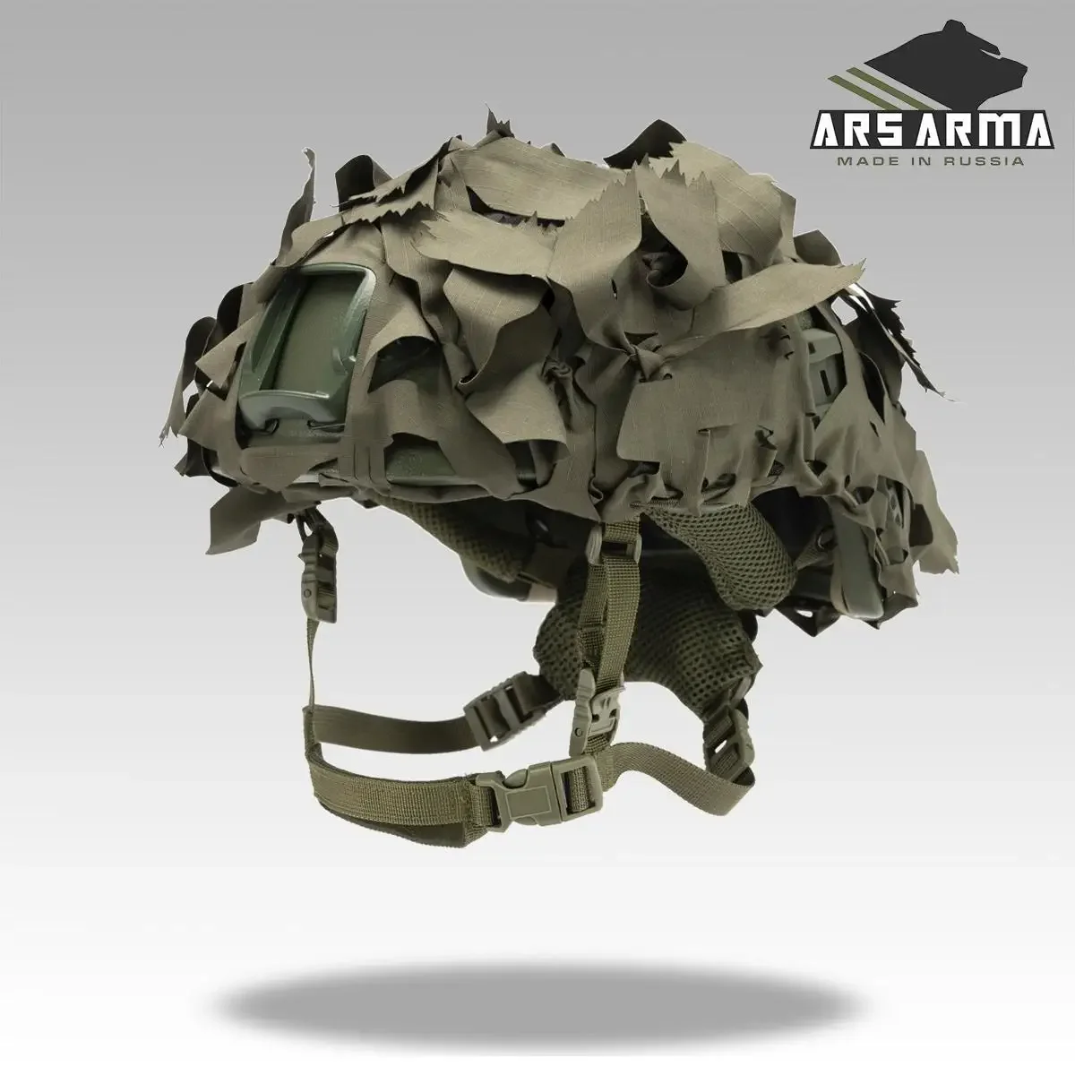 Funda táctica para casco con corte láser anti-IR ripstop MOLLE - imagen 2