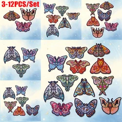 Parches termoadhesivos bordados mariposa de las constelaciones