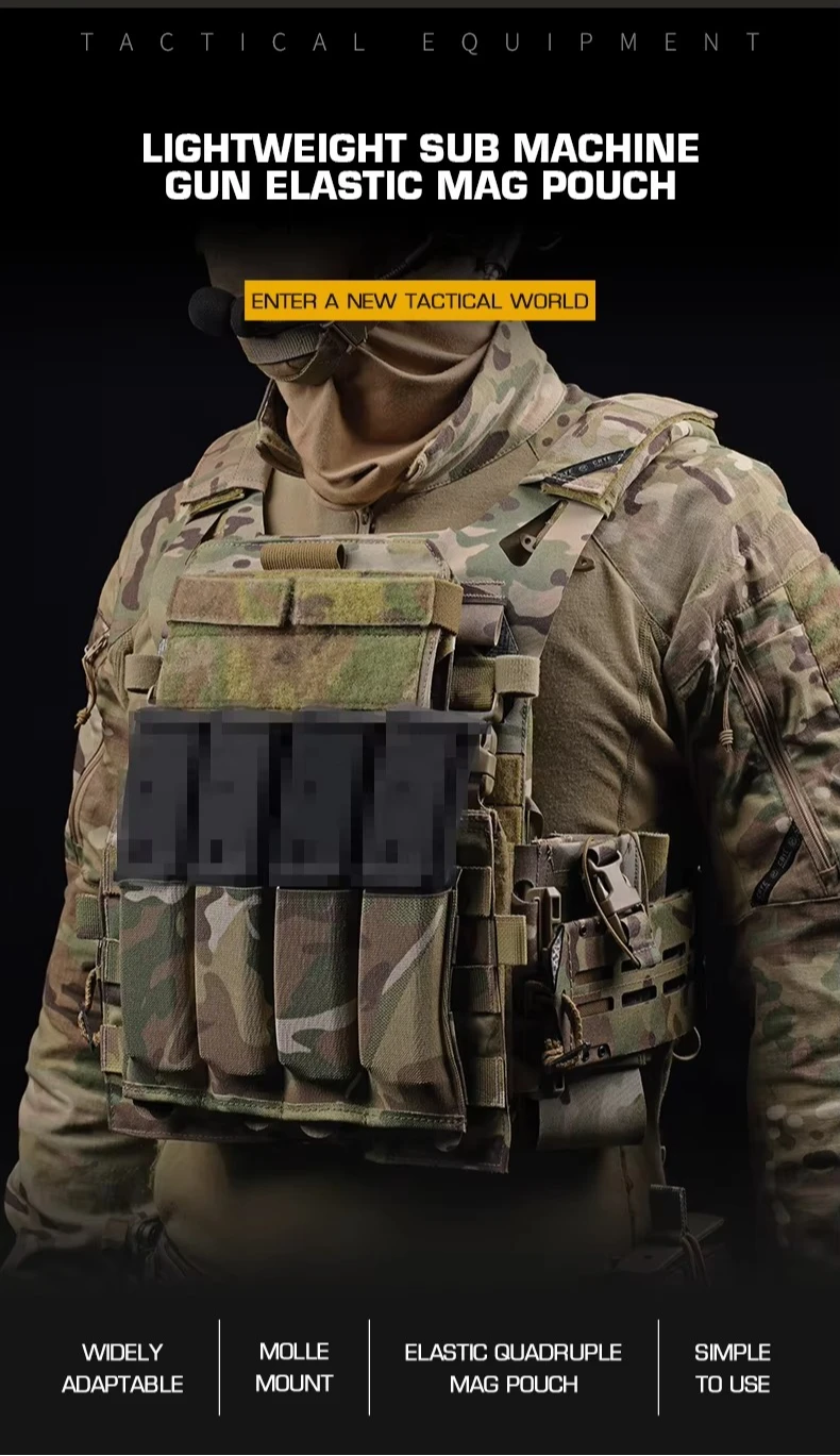 Portacargador táctico en estilo MOLLE