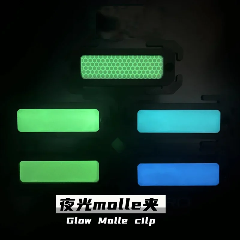Highlight clip MOLLE fosforescente para cinturón de mochila táctica - imagen 2