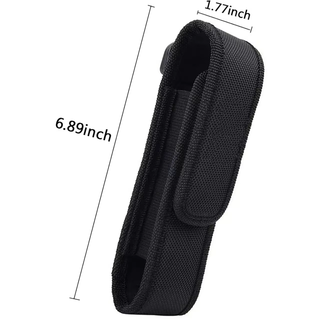 Funda táctica Molle para linterna CLUSGO vista frontal