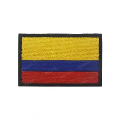 Parche bordado brazalete bandera colombiana para mochila táctica