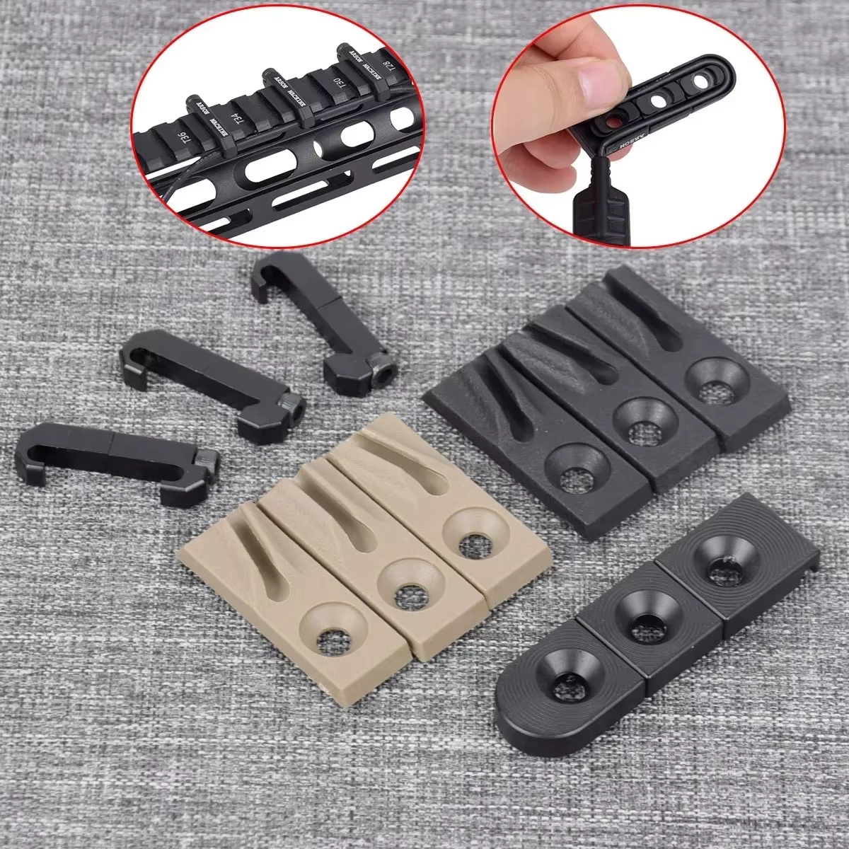 Gestión cables MLOK Arson para SureFire M300 M600 - imagen 4