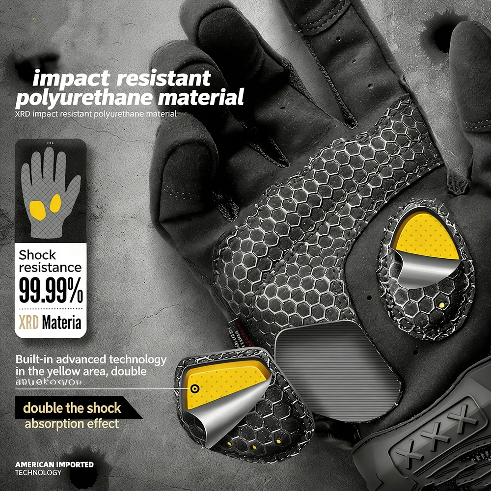 Guantes tácticos con pantalla táctil y antideslizantes Airsoft - imagen 5
