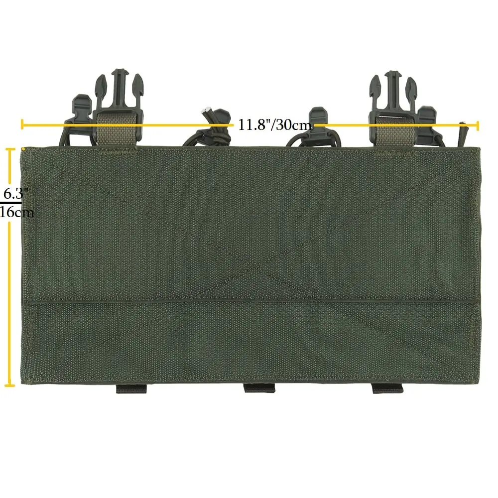 Portacargador táctico MOLLE de uso general con gancho para pecho - imagen 4