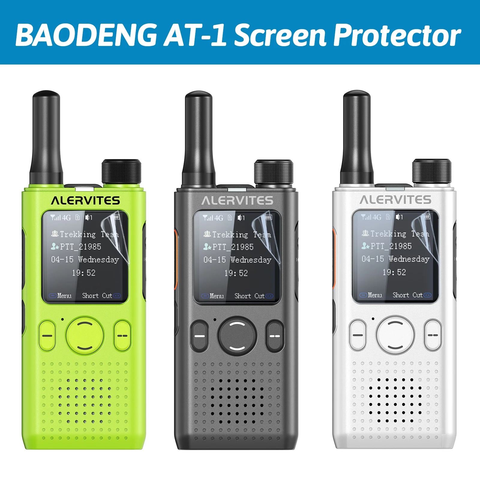 Protector de pantalla Baofeng AT1 para walkie antihuellas autorreparable - imagen 4