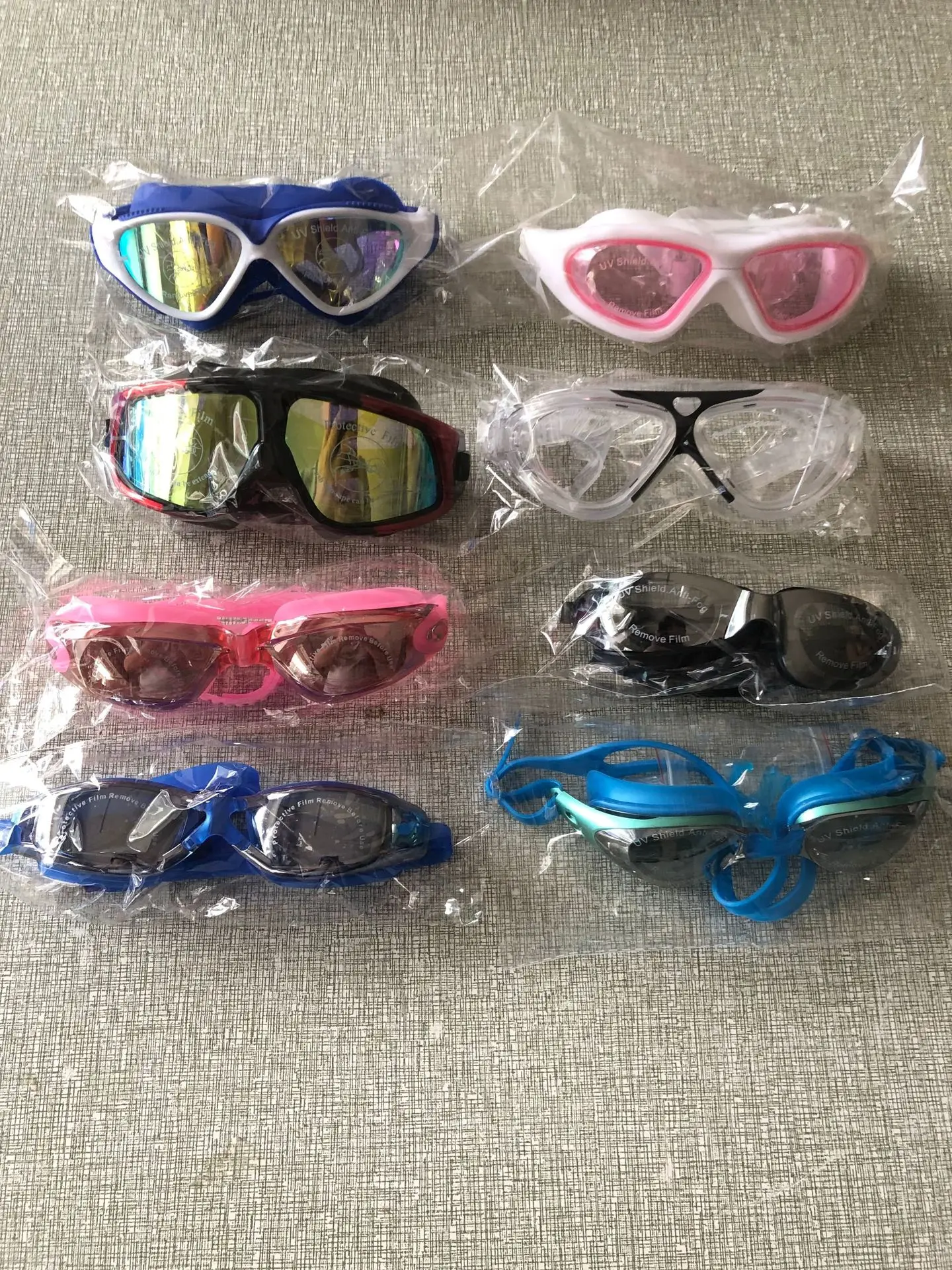 Gafas de natación galvanizadas – frontal
