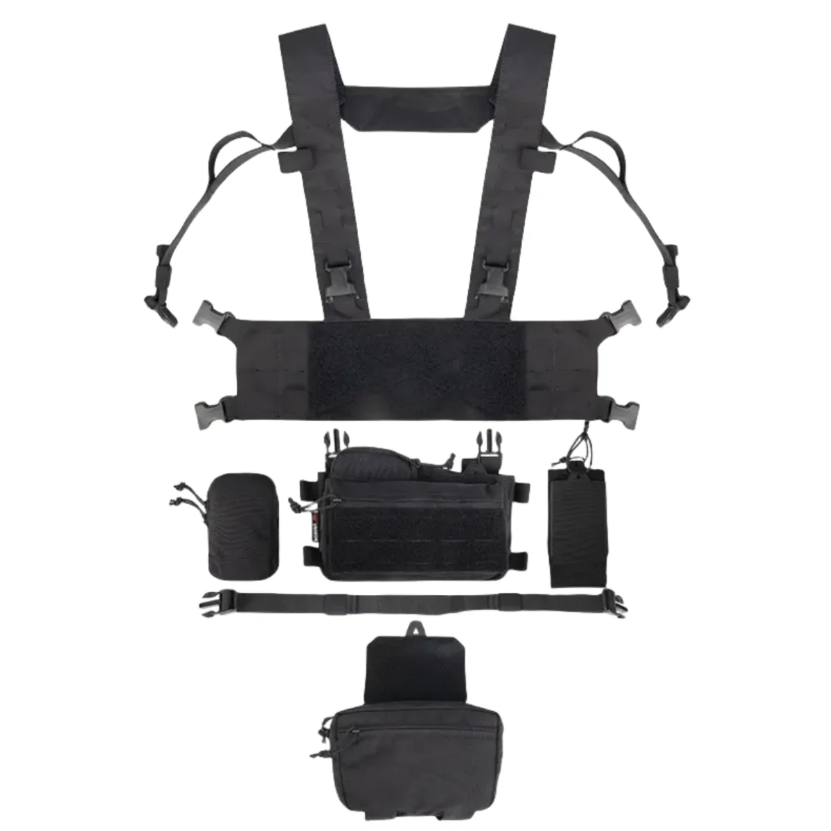 Chaleco táctico YAKEDA con portacargadores, porta pistola y MOLLE - imagen 4