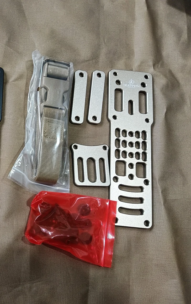 Placa de extensión metálica ajustable para equipamiento táctico - imagen 3