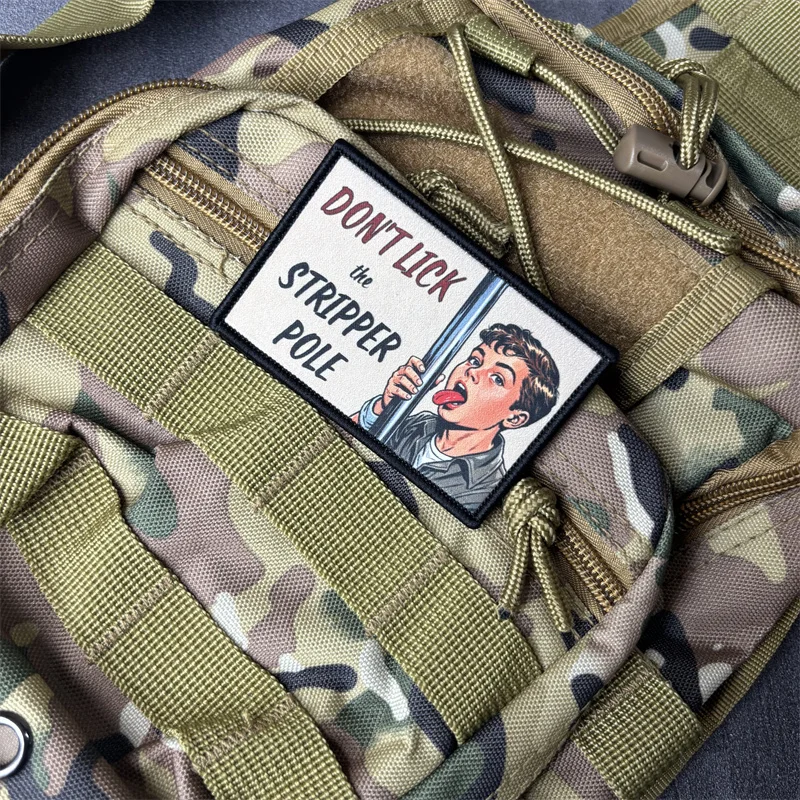 Parche táctico moral con gancho y bucle para mochila, brazalete