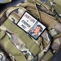 Parche táctico moral con gancho y bucle para mochila, brazalete