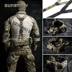 SUNSNOW Arnés táctico MOLLE tipo Y con cinturón y tirantes