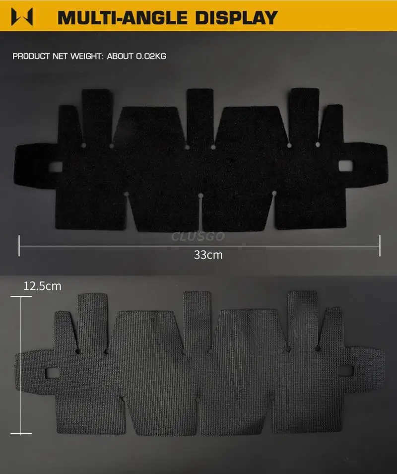 Detalle del diseño para protección de diadema