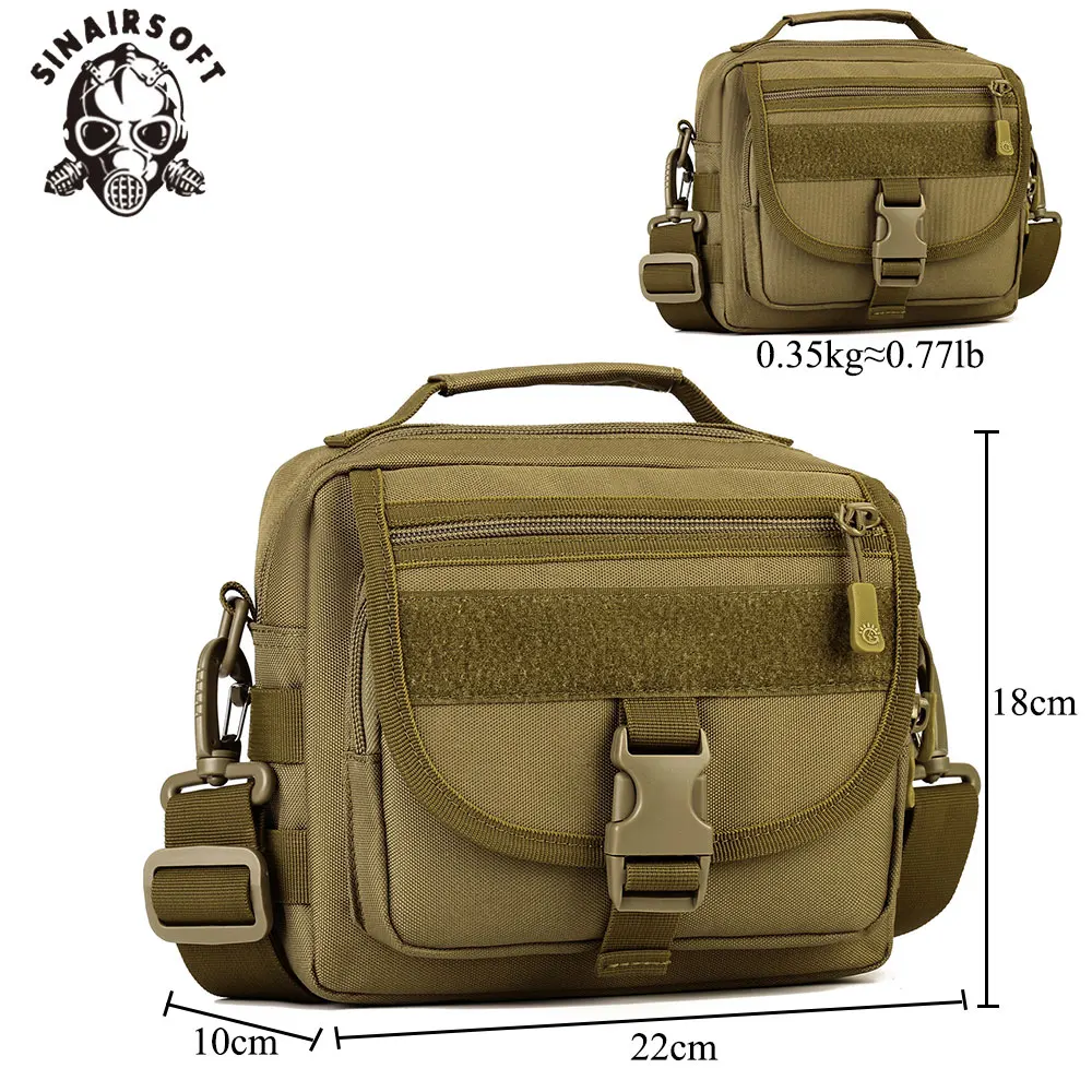 SINAIRSOFT Bandolera táctica camuflaje nailon – Bolso hombro - imagen 2